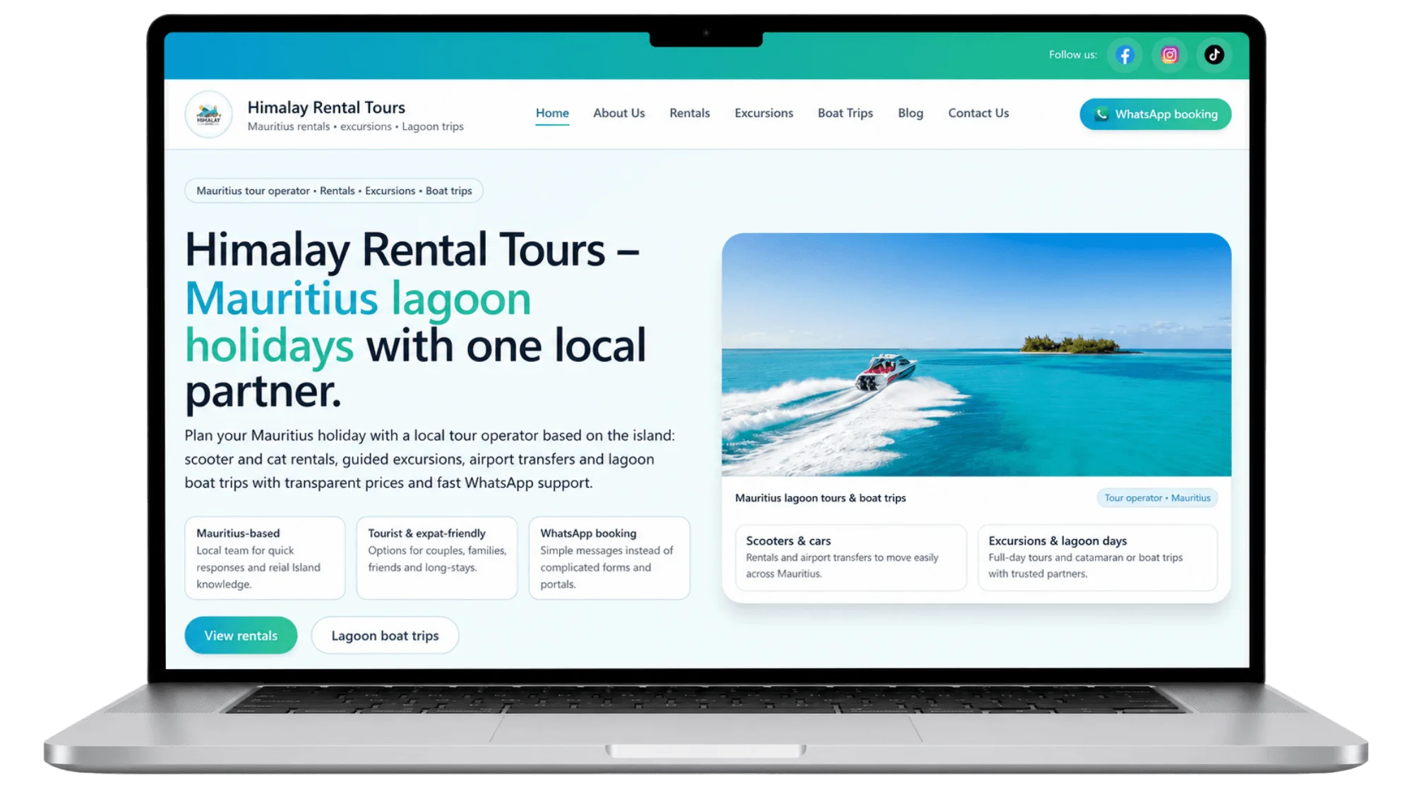 Himalay Rental Tours — product screenshot
