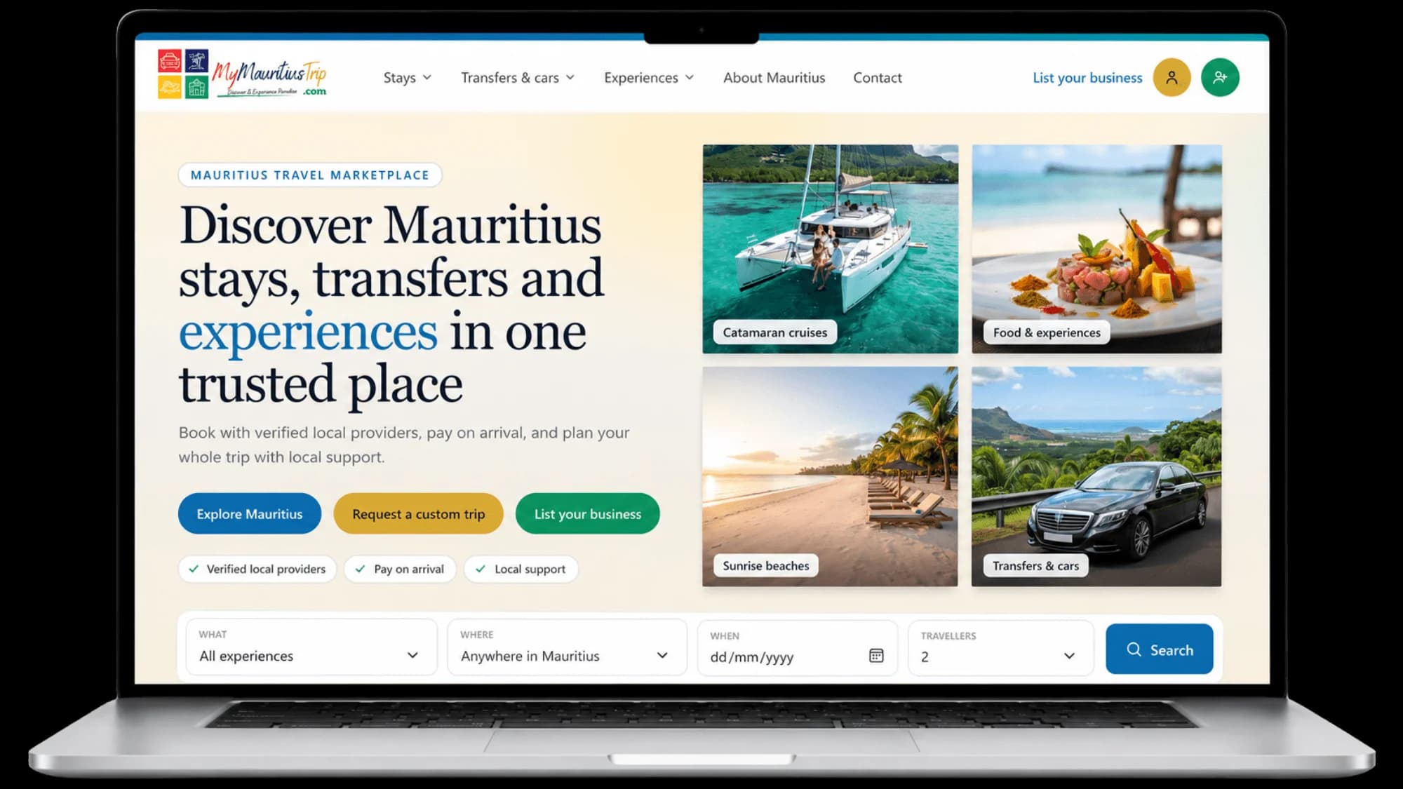 MyMauritiusTrip — product screenshot